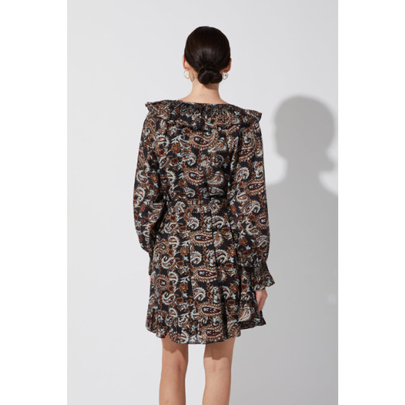 CLEOBELLA NWT Carolyn Paisley Print Mini Dress // L - Picture 15 of 16